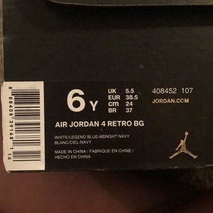 Air Jordan 4 Retro BG